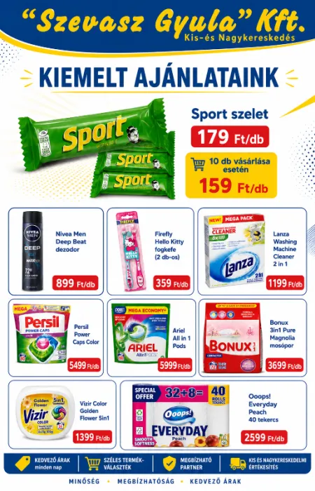 Május havi kiemelt ajánlatok - Szevasz Gyula Kft.